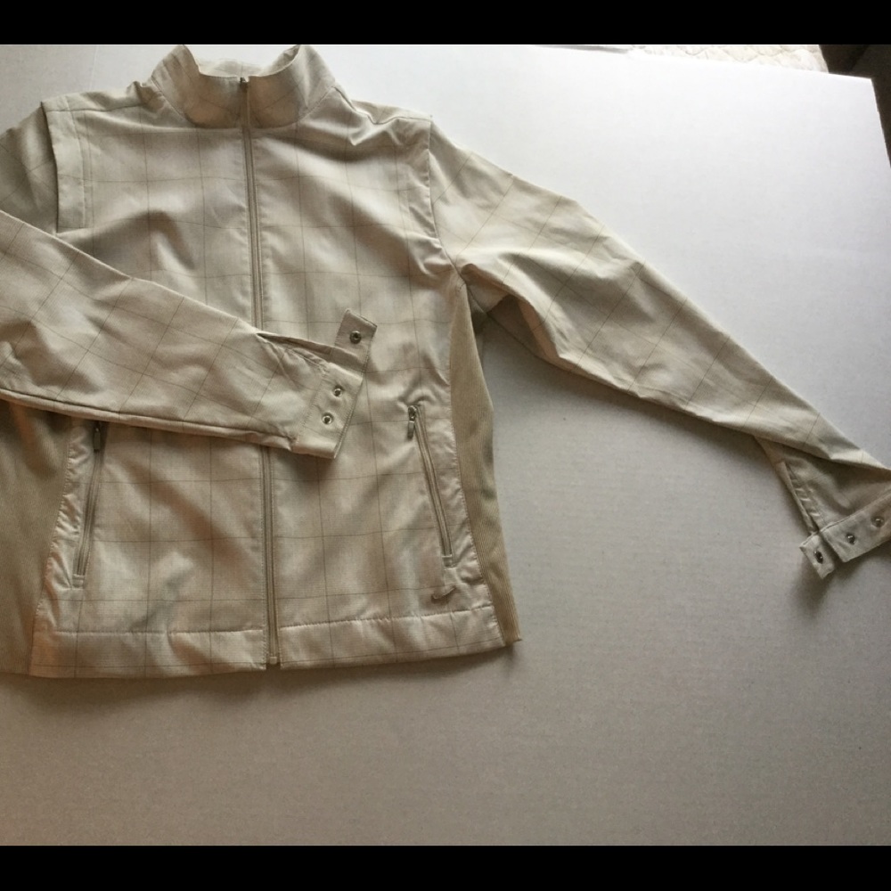 ❤️SOLD❤️NIKE GOLF Dri-Fit Jacket Plaid Lrg (12-14) - Picture 4 of 8